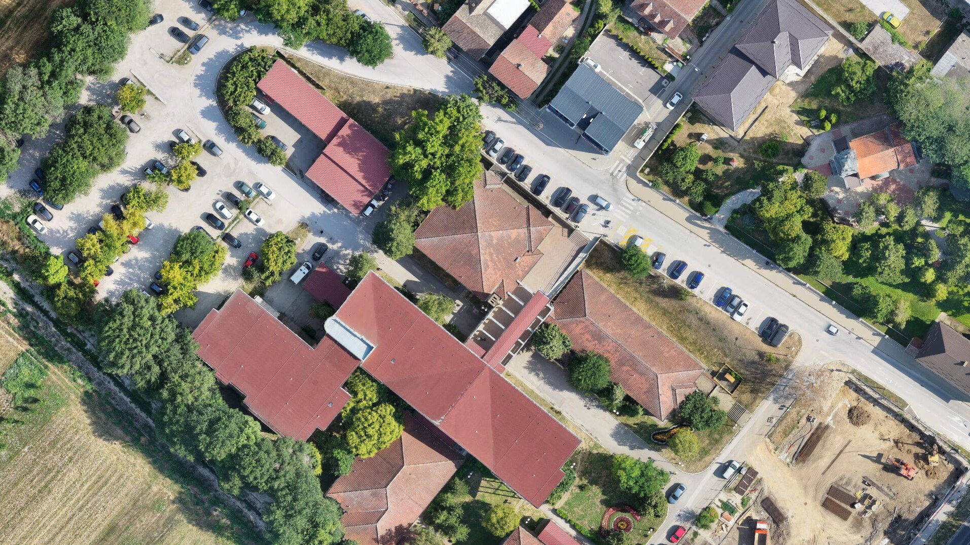 Ortofoto snimak – Dom zdravlja Inđija